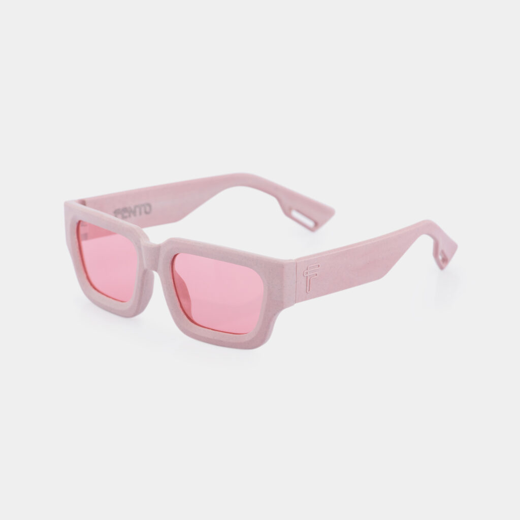 go milk strawberry tetra pak recycled sunglasses fento